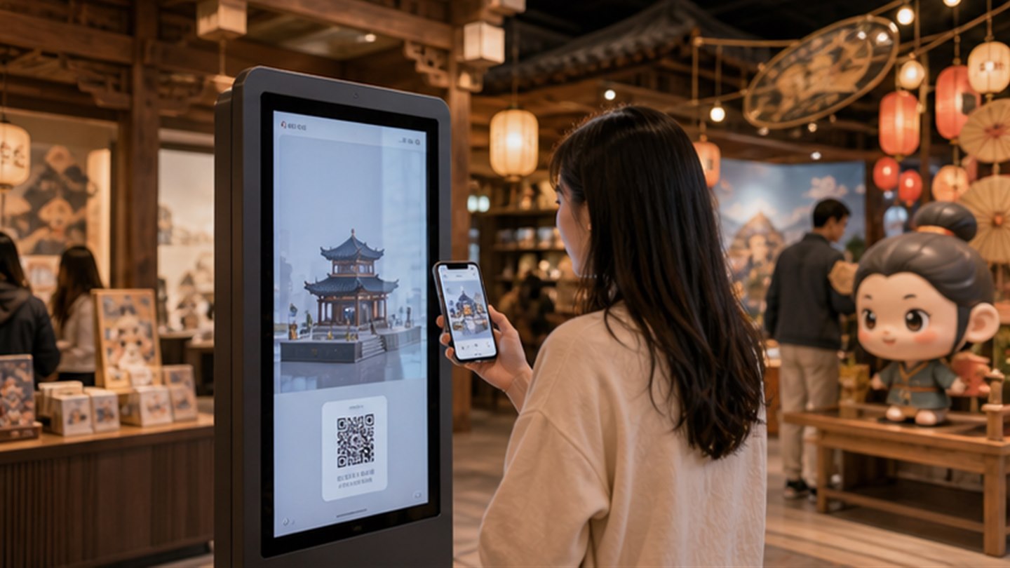 线下入口扫码带到线上主题空间